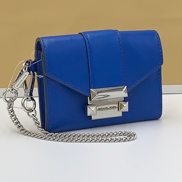 Michael Kors Whitney Small Leather Chain Wallet - Picture 2 of 16